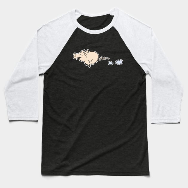 Pork Chop Express Baseball T-Shirt by HustlerofCultures